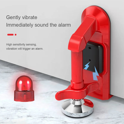 Portable Alarm Door Stopper - Security Device with Loud Siren