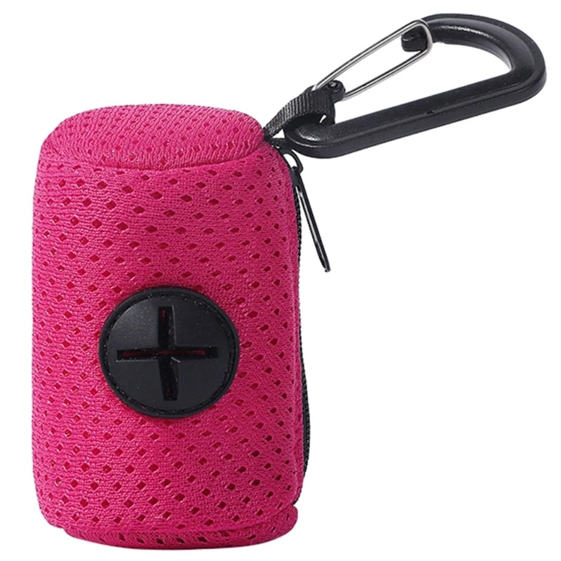 Premium Dog Poop Bag Holder & Dispenser - Leash Attachment