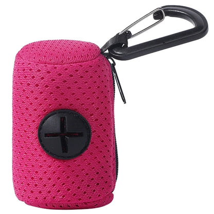 Premium Dog Poop Bag Holder & Dispenser - Leash Attachment