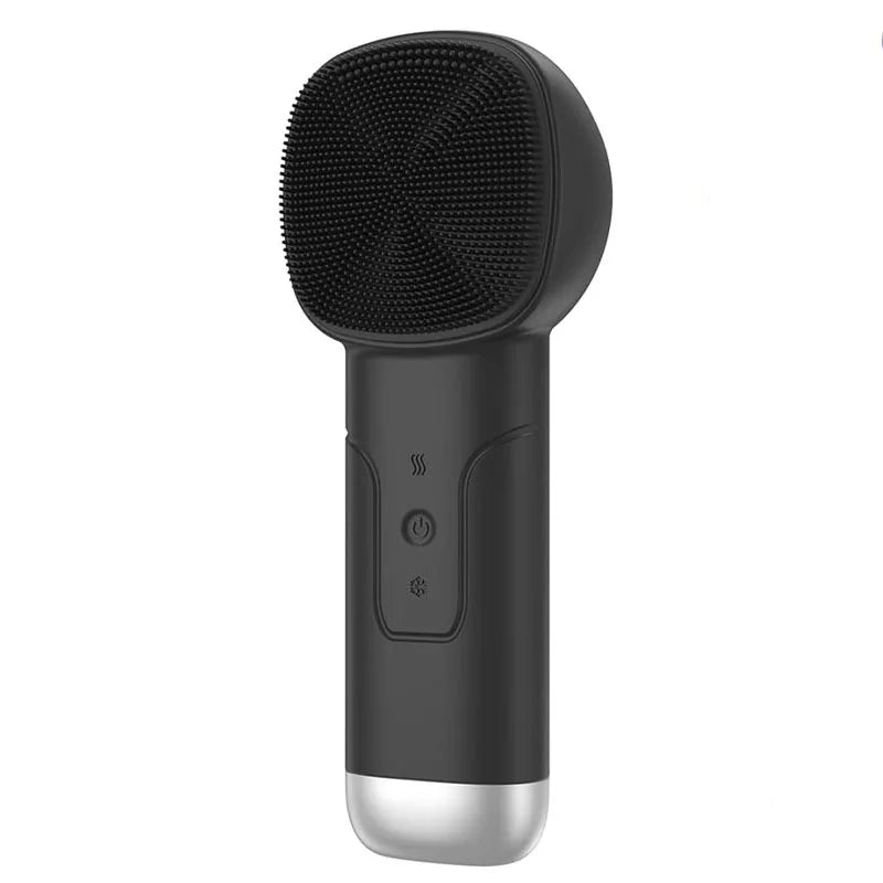 6-in-1 Sonic Facial Cleansing Brush - Thermal & Cooling Massager