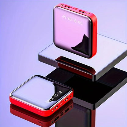 30000mAh Portable Power Bank - Fast Charging 4-in-1 Cable Charger