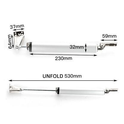 Premium Soft-Close Door Buffer - 90° Auto-Stop Damper for Cabinets & Furniture