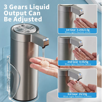 Touchless Automatic Soap Dispenser - Premium 304 Stainless Steel Smart Sensor