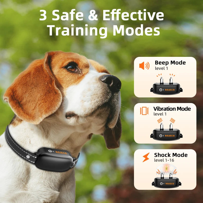 Electric Dog Training Collar - Rechargeable Waterproof Remote Control