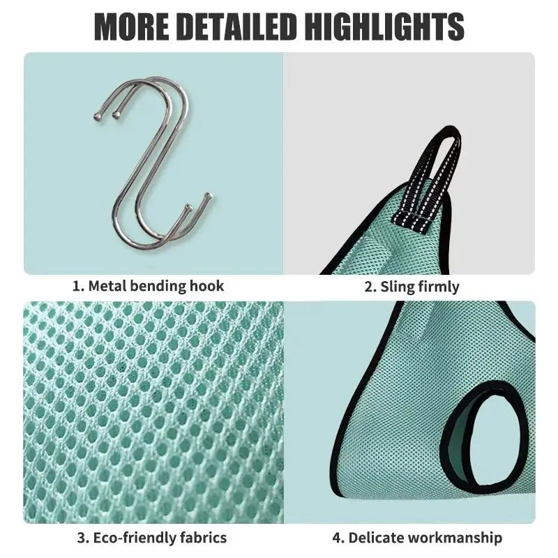 Pet Grooming Hammock - Cat & Dog Restraint Bag for Stress-Free Nail Trimming & Grooming