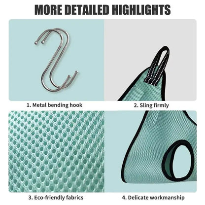 Pet Grooming Hammock - Cat & Dog Restraint Bag for Stress-Free Nail Trimming & Grooming