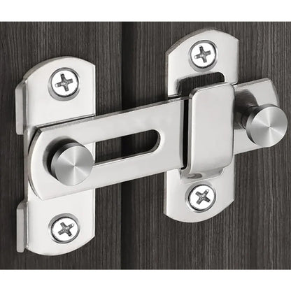 Premium Stainless Steel Toggle Latch - Heavy-Duty 180° Barn Door Lock