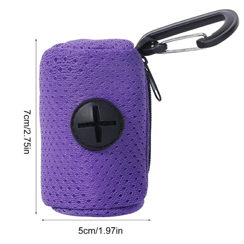 Premium Dog Poop Bag Holder & Dispenser - Leash Attachment