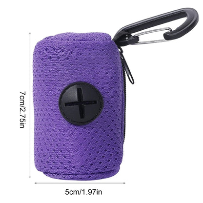 Premium Dog Poop Bag Holder & Dispenser - Leash Attachment