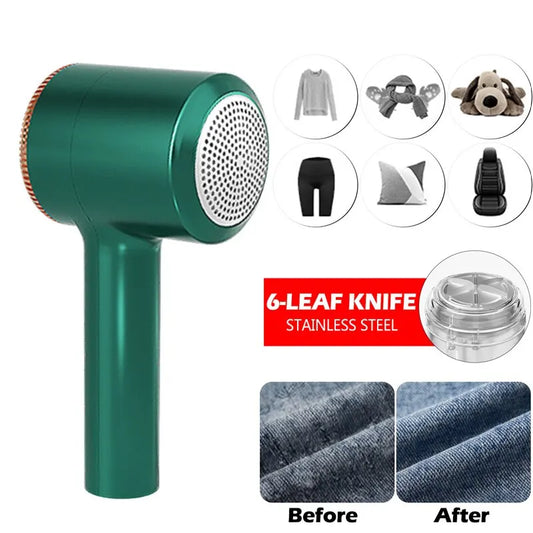 USB Rechargeable Lint Remover - Electric Fabric Shaver for Clothes
