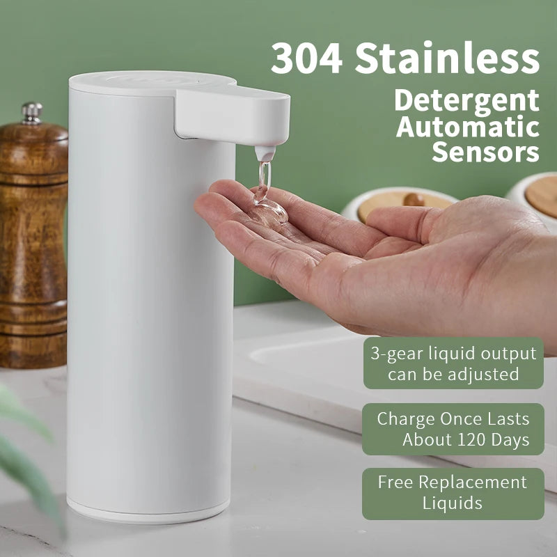 Touchless Automatic Soap Dispenser - Premium 304 Stainless Steel Smart Sensor