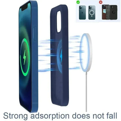 Fast Magnetic Wireless Charger for iPhone 16-12 & AirPods - USB-C