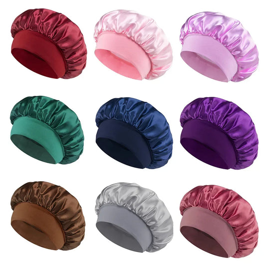 Women's Satin Bonnet for Sleeping - Hair Care Silk Bonnet