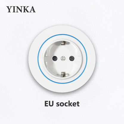 Universal Track Socket with USB - Works with FR/EU/US/UK Plugs | Modern Kitchen Wall Outlet