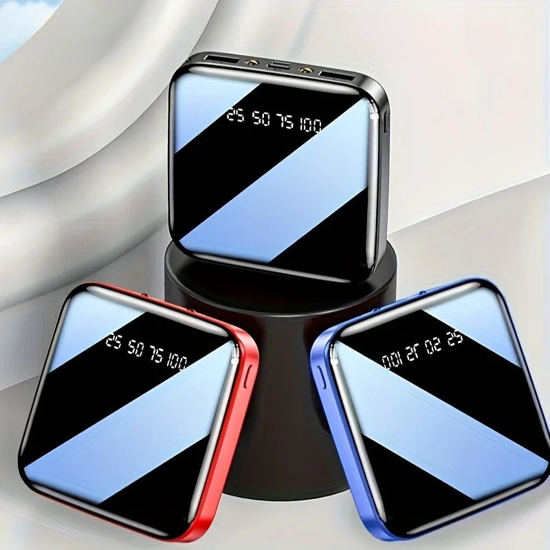 30000mAh Portable Power Bank - Fast Charging 4-in-1 Cable Charger