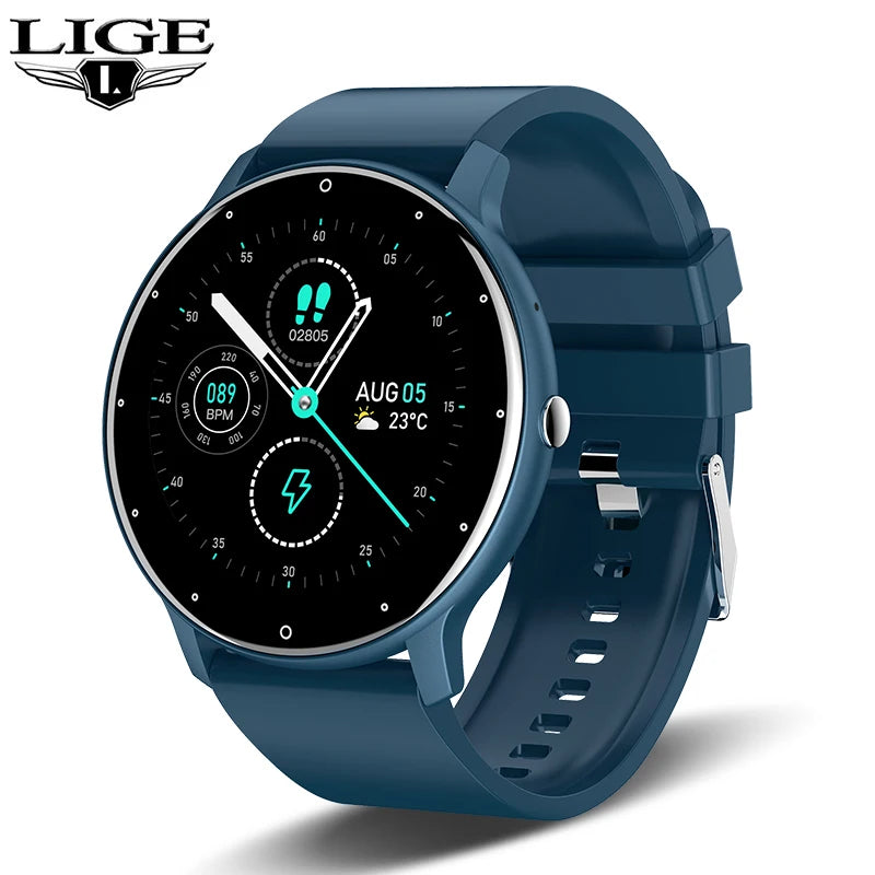 LIGE Smart Watch - Bluetooth Call, Fitness Tracker & IP67 Waterproof