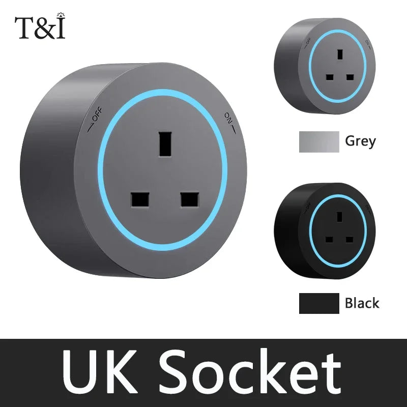 Wall Power Track Socket - Universal EU/UK Standard