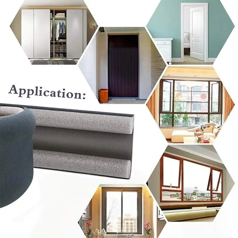 Under Door Draft Stopper - Flexible Weather Seal Strip