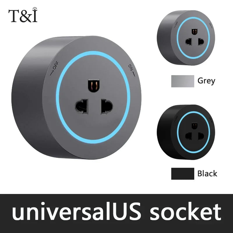 Wall Power Track Socket - Universal EU/UK Standard
