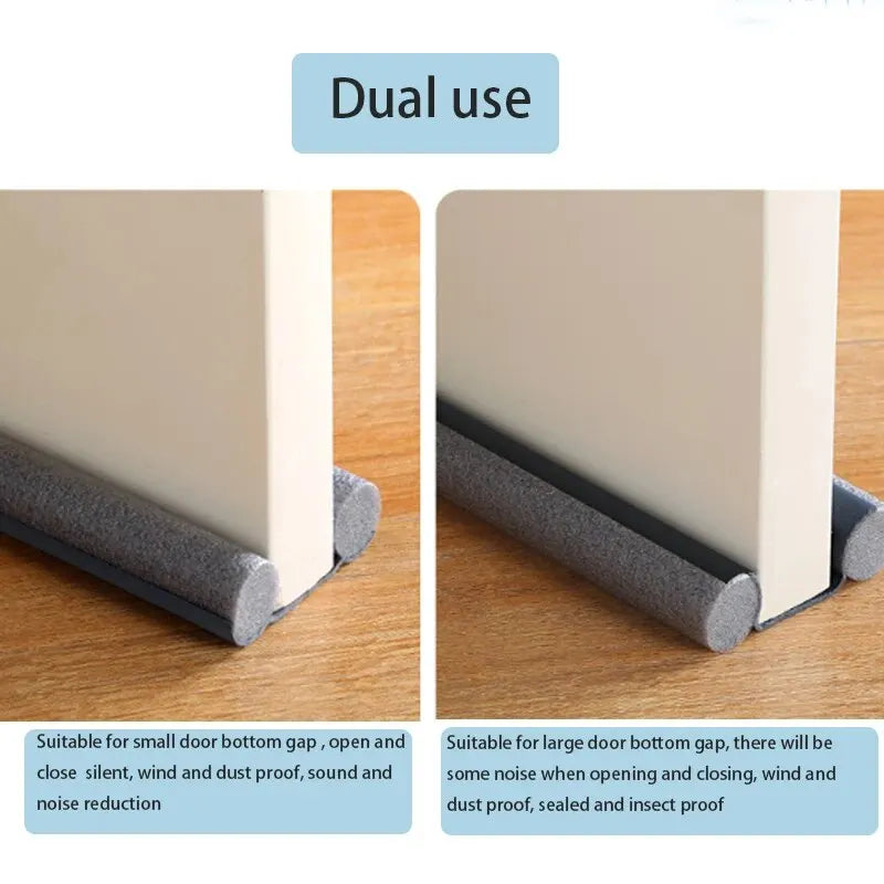 GED Door Bottom Sealing Strip - Soundproof Weatherproof Door Seal for Bedroom & Home