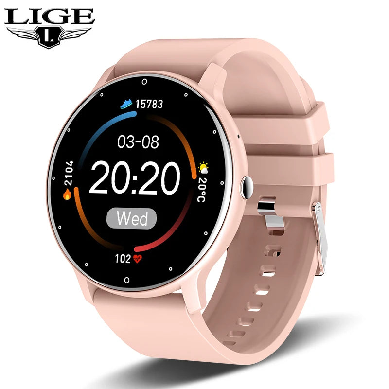 LIGE Smart Watch - Bluetooth Call, Fitness Tracker & IP67 Waterproof