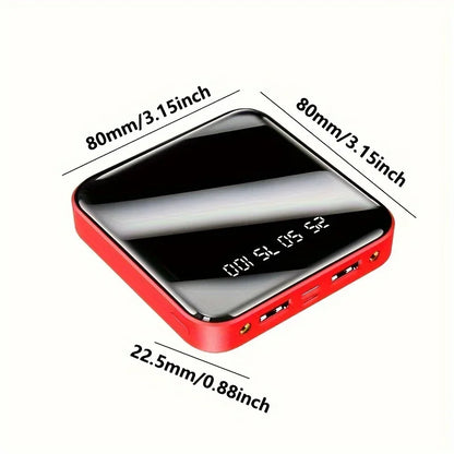 30000mAh Portable Power Bank - Fast Charging 4-in-1 Cable Charger