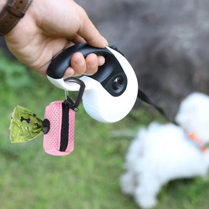 Premium Dog Poop Bag Holder & Dispenser - Leash Attachment