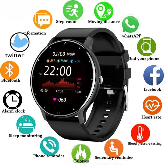 LIGE Smart Watch - Bluetooth Call, Fitness Tracker & IP67 Waterproof