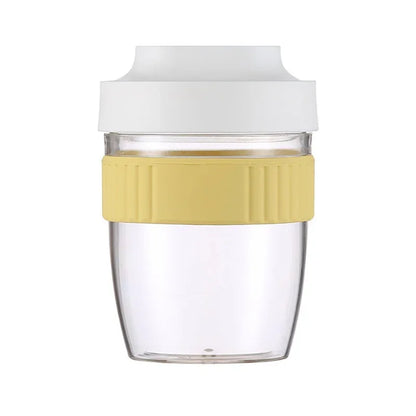 Portable Breakfast Cup with Spoon - 570ml Oatmeal Yogurt Cereal Container