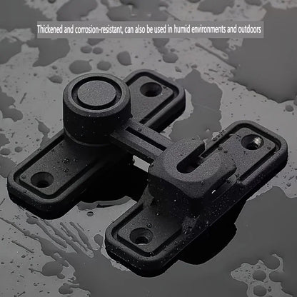 90° Heavy Duty Barn Door Lock - Premium Right Angle Latch for Sliding Doors