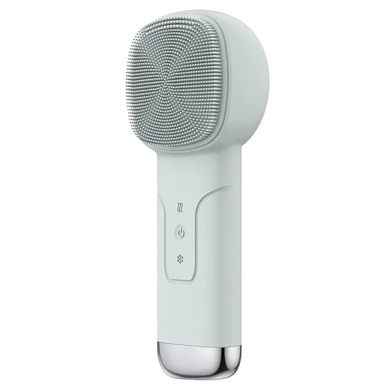 6-in-1 Sonic Facial Cleansing Brush - Thermal & Cooling Massager