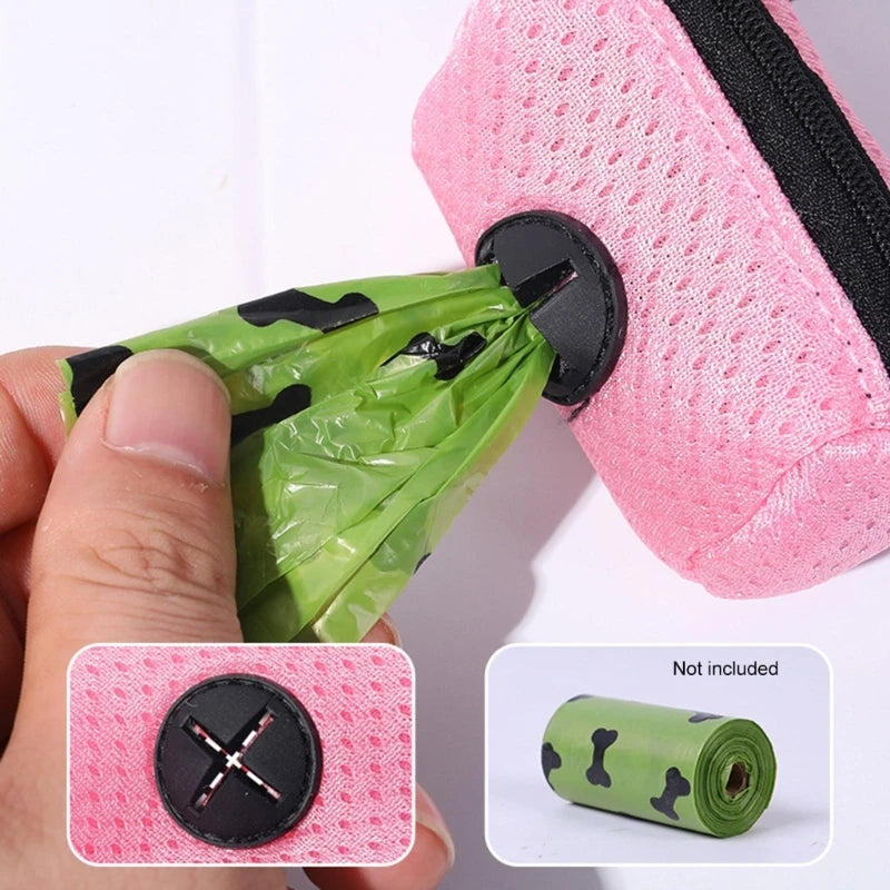 Premium Dog Poop Bag Holder & Dispenser - Leash Attachment