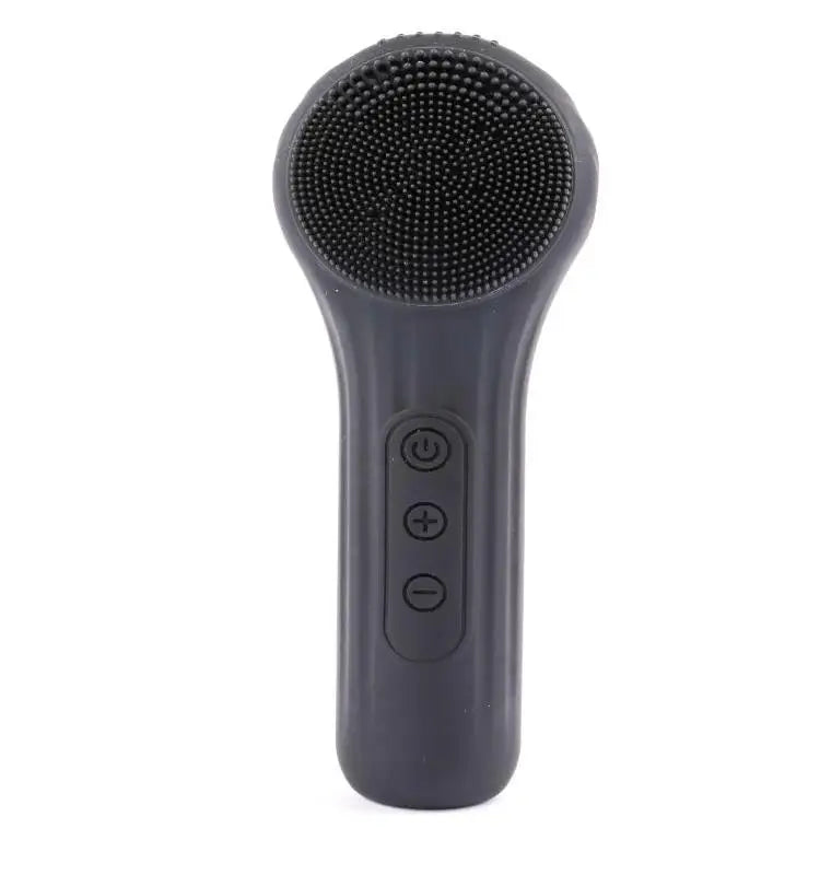 Premium Electric Silicone Face Scrubber - 5-Speed Facial Cleansing Brush with Heating & Vibration
