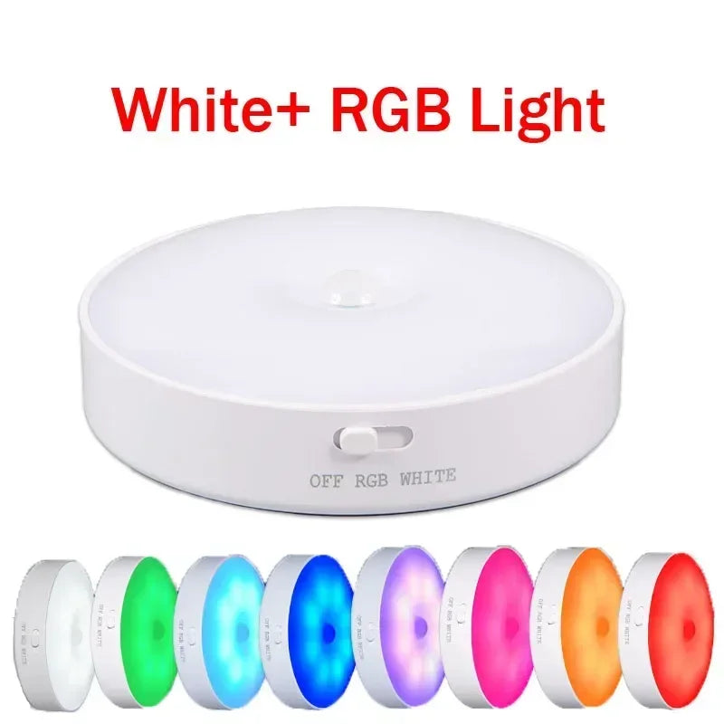 LED Motion Sensor Night Light - USB Rechargeable