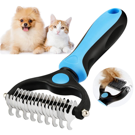 Premium Pet Deshedding Brush - Professional Grooming Tool for Dogs & Cats