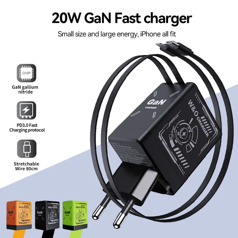 20W Fast Charging Cable - USB-C to Lightning - Liquid Silicone Cable