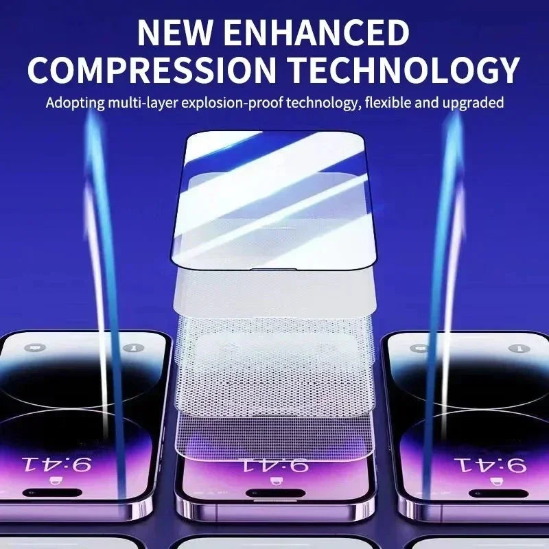 Oleophobic Coating Screen Protector for iPhone - 3 Pack