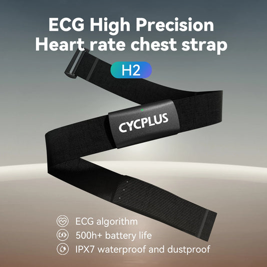 CYCPLUS H2 Heart Rate Monitor - ANT+ & Bluetooth Chest Strap