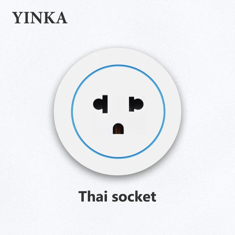 Universal Track Socket with USB - Works with FR/EU/US/UK Plugs | Modern Kitchen Wall Outlet