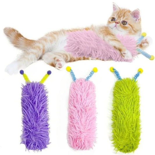 Catnip Cat Pillow Toy - Soft Plush Interactive Chew Toy
