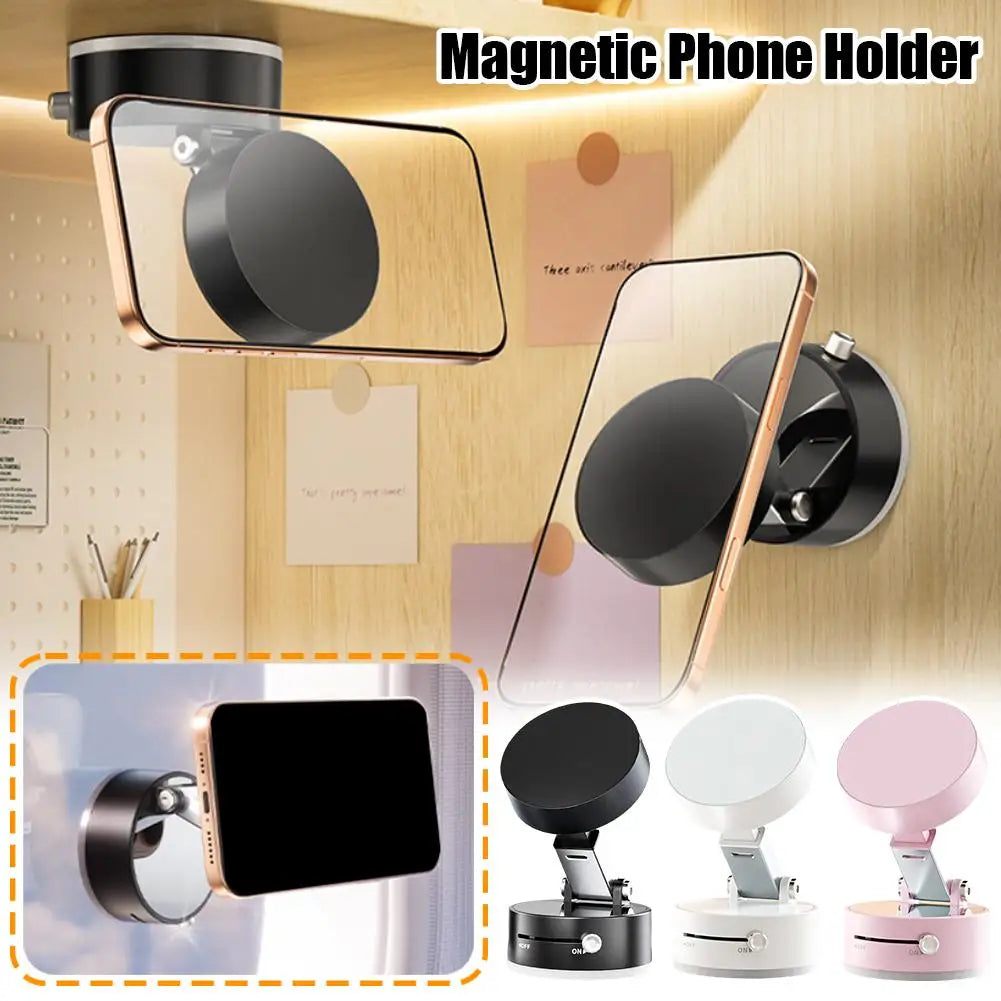 Magnetic Phone Holder - Double-Sided Suction Cup - Top-Rated & User-Friendly