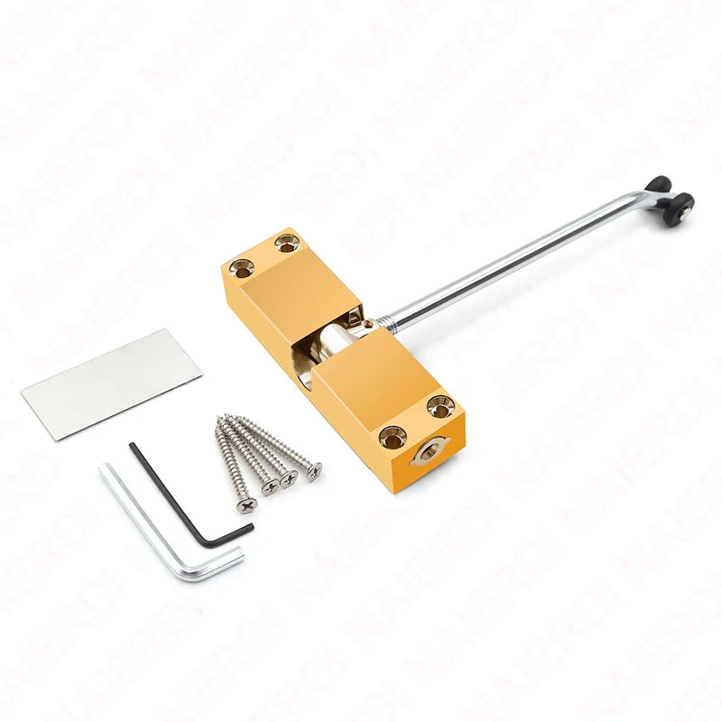 Stainless Steel Automatic Door Closer - Adjustable Spring Hinge