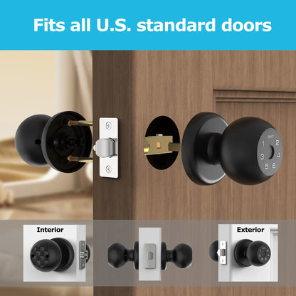 Viladepot Smart Lock - Fingerprint & App Control Electronic Door Lock