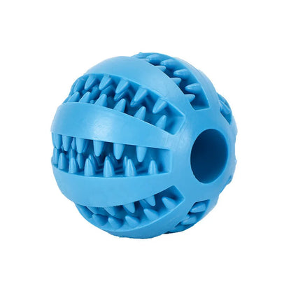 Interactive Dog Toy Ball - Rubber Chew & Treat Feeder