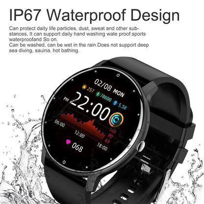 LIGE Smart Watch - Bluetooth Call, Fitness Tracker & IP67 Waterproof