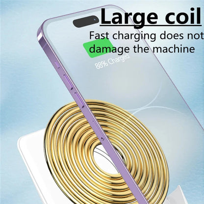 iCharge Wireless Charger Stand - 15W Fast Charging Dock for iPhone, Samsung, Xiaomi, LG