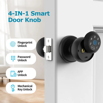 Viladepot Smart Lock - Fingerprint & App Control Electronic Door Lock