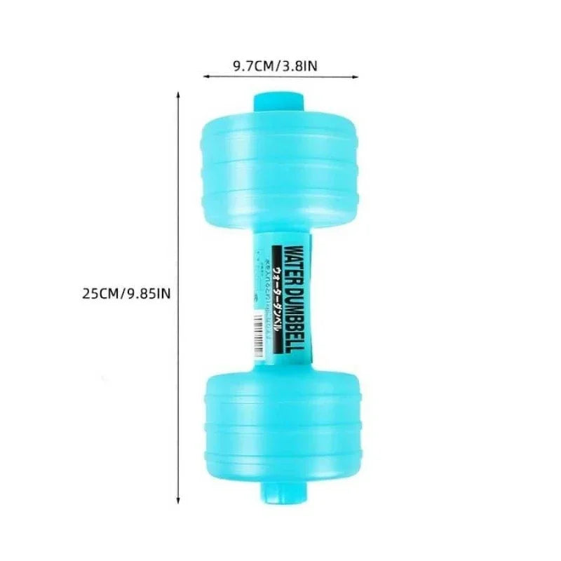 Adjustable Water Dumbbells Set 2pcs - 1000ml Women's Fitness Equipment