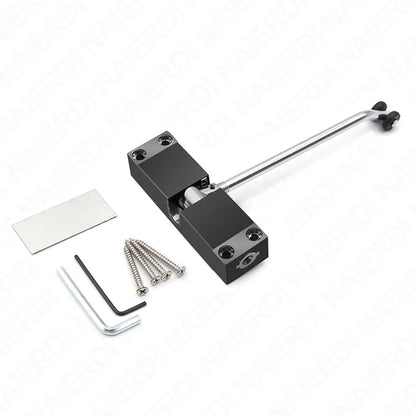 Stainless Steel Automatic Door Closer - Adjustable Spring Hinge