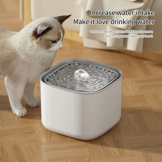 3L Automatic Pet Water Fountain - USB Circulating Filter Dispenser for Dogs & Cats